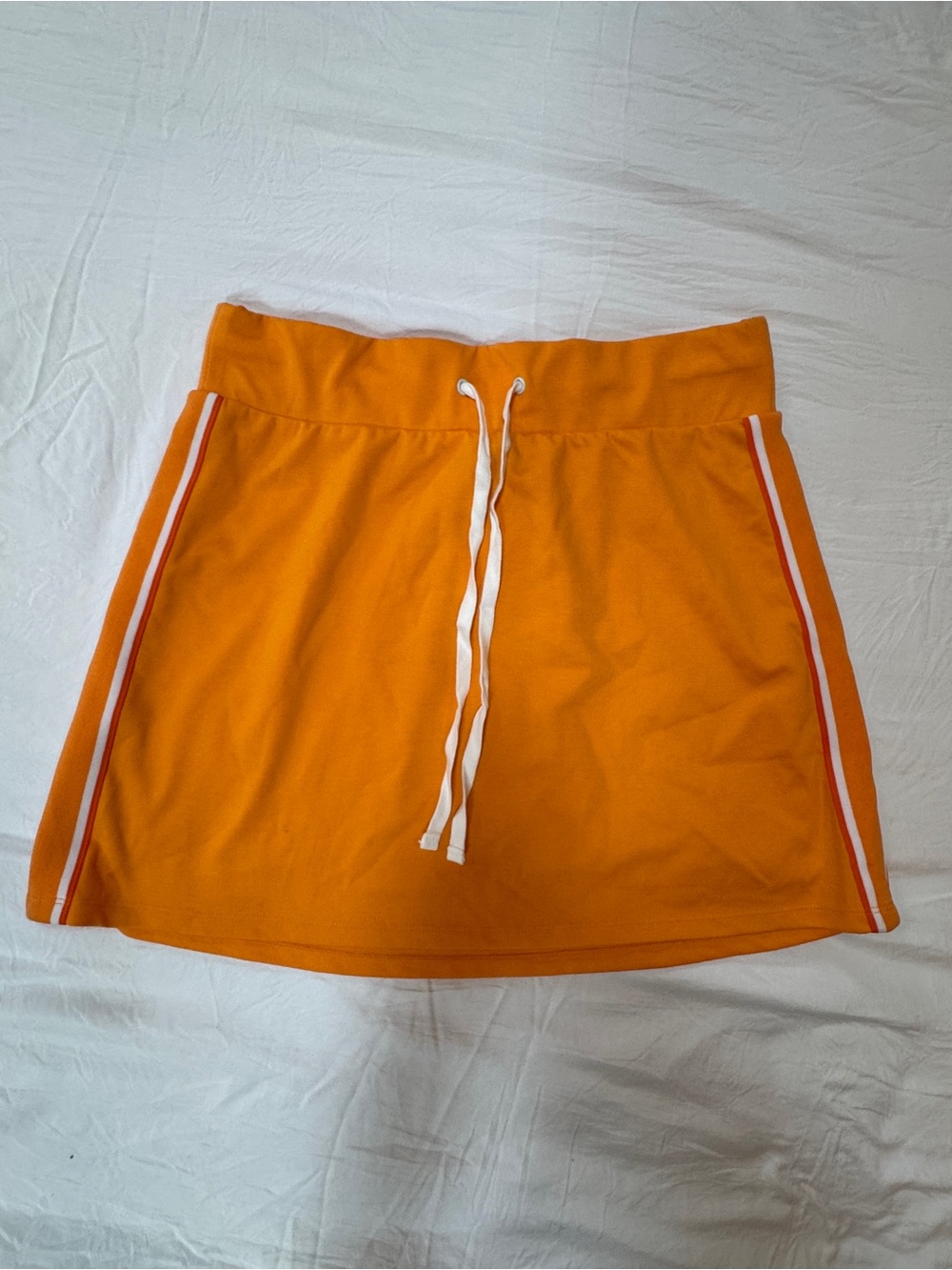 wild fable Orange Mini Skirt with White Trim